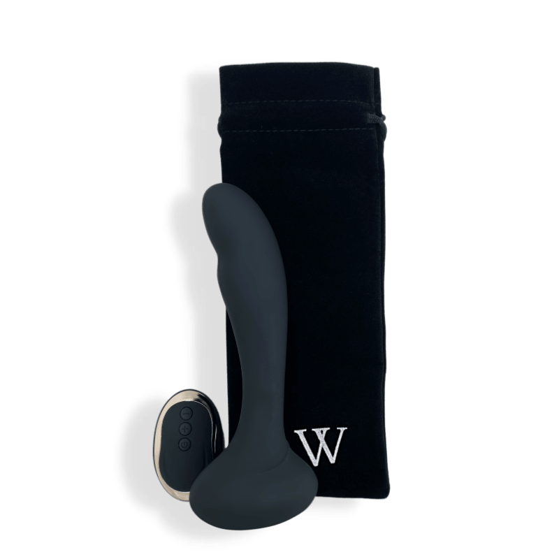 Vibrating Black Dildo