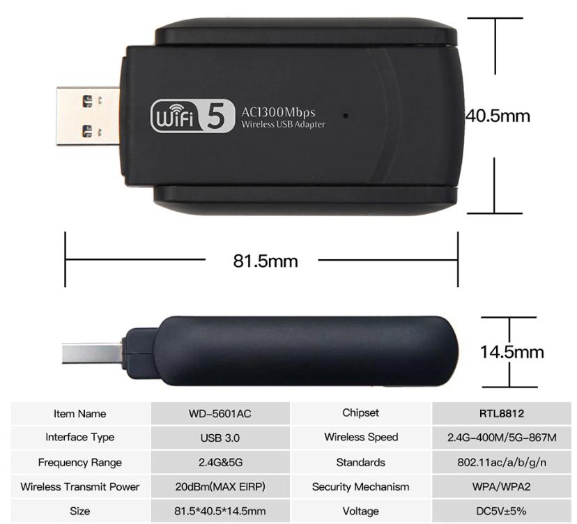 WiFi Adapter Antennas