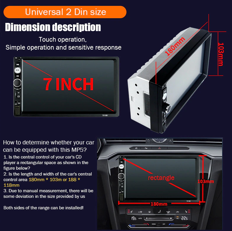 Car MP5 Player