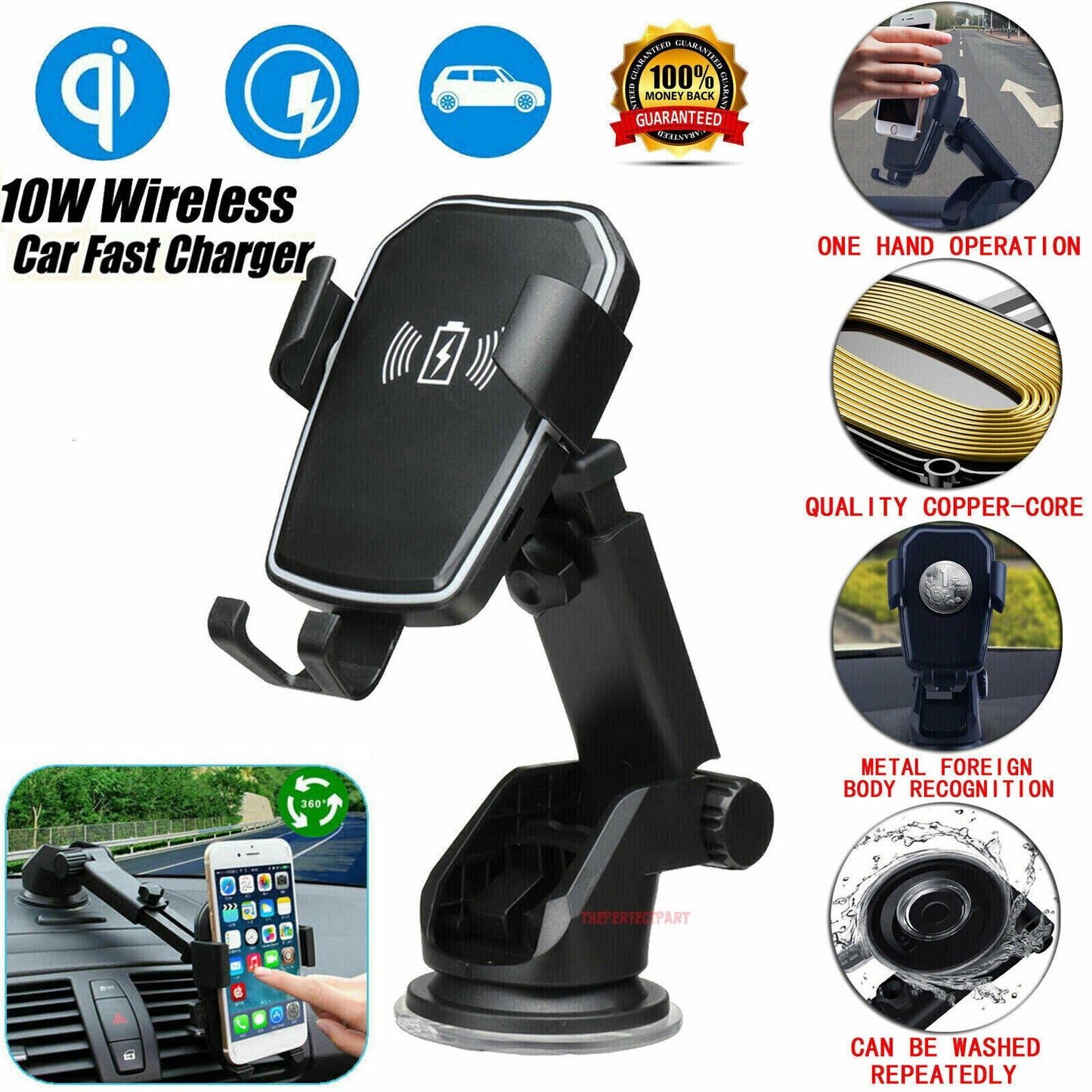 Car Charger Mount Holder
