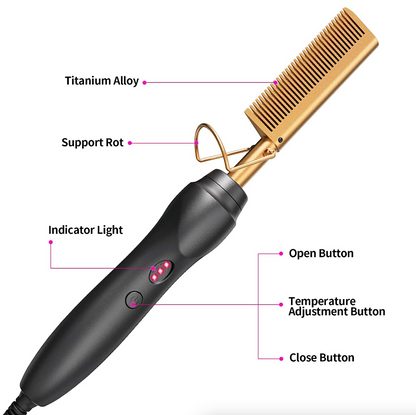Hair Straightener Comb