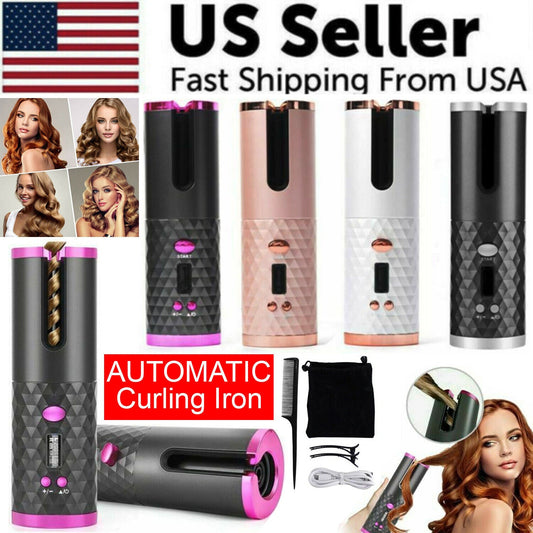 Rotating Waver Curling Iron