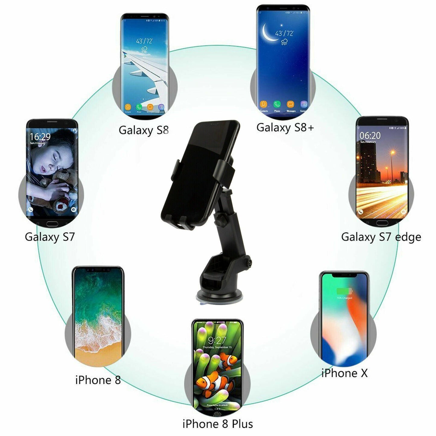 Car Charger Mount Holder