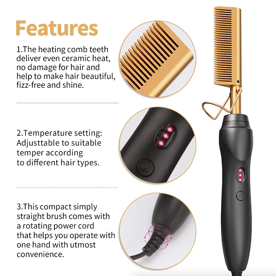 Hair Straightener Comb