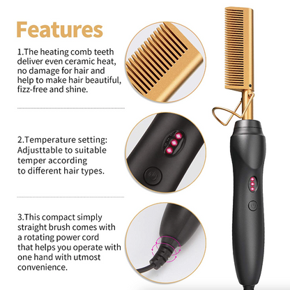 Hair Straightener Comb