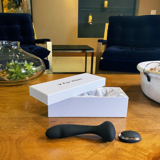 Vibrating Black Dildo