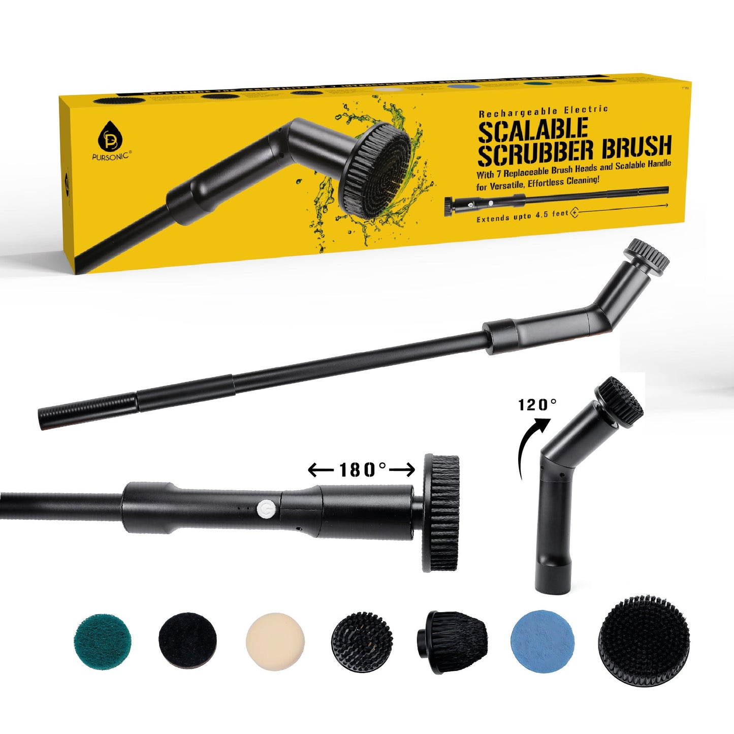 Scalable Scrubber Brush