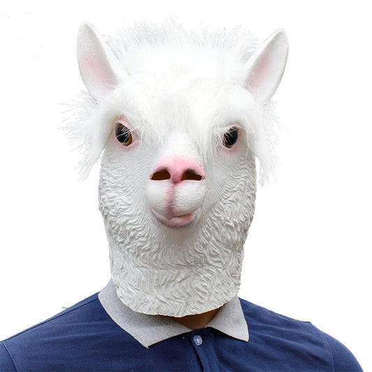 Alpaca Head Mask